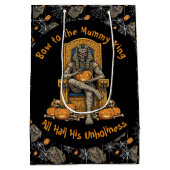 🖤 Black Pharaoh Mummy Cadeau Sac 🎃 👑 (Dos)