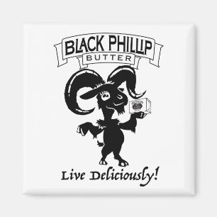 Black Phillip Butter geit magnet Magneet