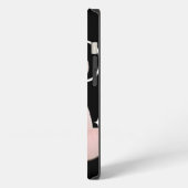 Black phone case iPhone hoesje (Linkerkant)