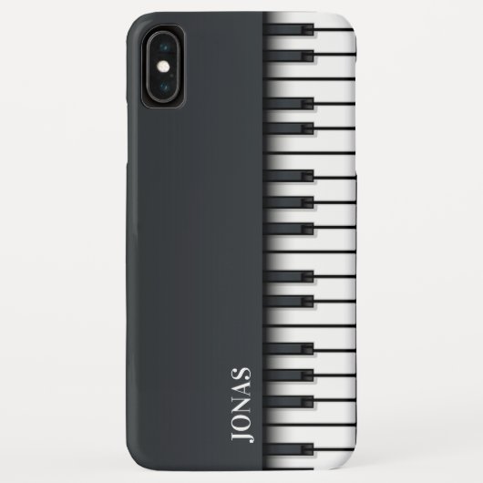 Black Piano Case-Mate iPhone Case (Achterkant)