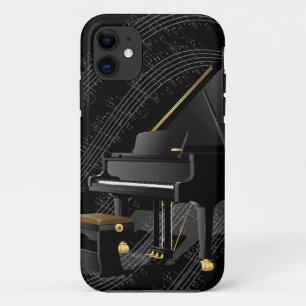 Black Piano iPhone-draagtas iPhone 11 Hoesje