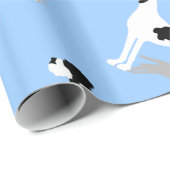 Black Piebald Great Dane Cadeaupapier (Rol Hoek)