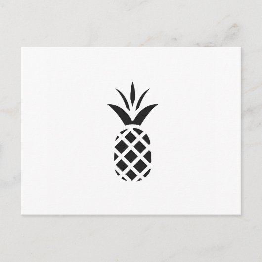 Black Pine Apple Briefkaart (Voorkant)