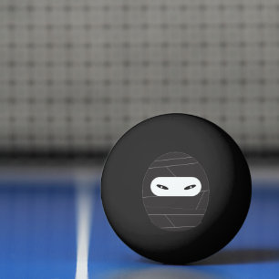 Black Ping Pong Ninja Balls Pingpongballen
