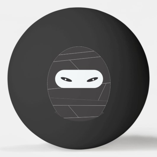 Black Ping Pong Ninja Balls Pingpongballen (Voorkant)