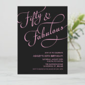 Black & Pink 50 et fabuleuses invitations d'annive (Debout devant)