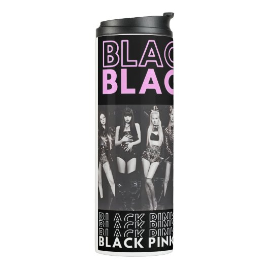 Black Pink - BP Thermosbeker (Gedraaid links)