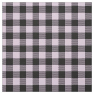 Black Pink Gingham Checkt Tartan Squares Patroon Stof