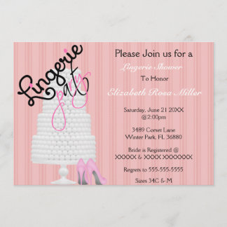 Black & Pink Heels Lingerie Vrijgezellenfeest Uitn Kaart