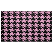 Black & Pink Houndstooth Seamless Pattern Stof (Fat Quarter)