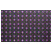 Black Pink Paars Spot Polka Dot Pattern Stof (Fat Quarter)