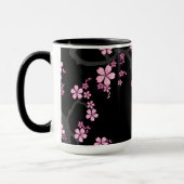 Black Pink Sakura japanese design: Mok (Links)