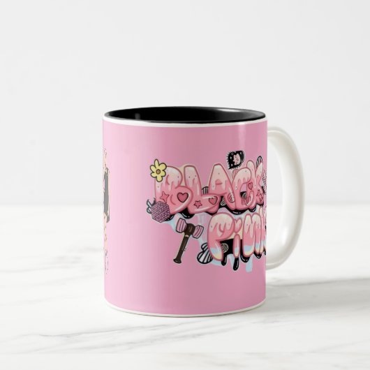 Black Pink special Mug (Devant droit)