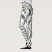 Black Pinstripe Leggings (Links)