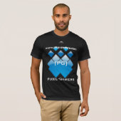 Black Pixel-Gamers T-Shirt (Voorkant volledig)