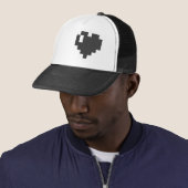 Black Pixel Heart Pet (In situ)