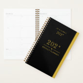 Black Planner 2026 for Home and Office Use (Devant avec enveloppe)