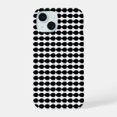 black point tip all over print  i phone 15 case (Verso)