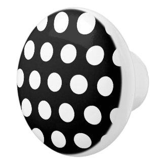 Black Polka Dot Ceramic Knobs Keramische Knop