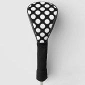 Black Polka Dot Golfheadcover (Voorkant)