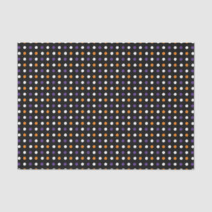 Black Polka Dot Halloween-weefselpapier Tissuepapier