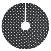 Black Polka Dot Kerstboom Rok (Voorkant)