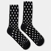 Black Polka Dot Sokken (Rechts)