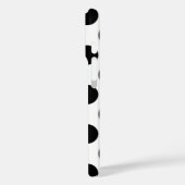 Black Polka Dots Case-Mate iPhone Case (Achterkant / Links)