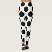 Black Polka Dots Leggings (Achterkant)