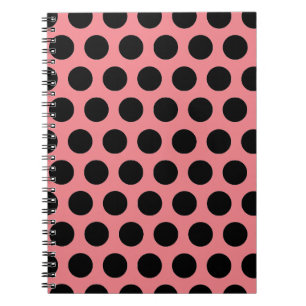 Black Polka Dots Notitieboek
