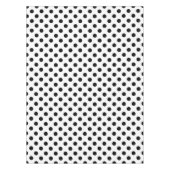 Black Polka Dots Tafelkleed (Voorkant)