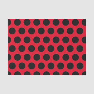 Black Polka Dots Tissuepapier