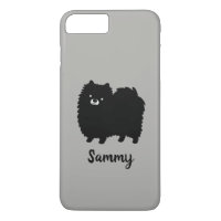 Black Pomeranian Cute Dog Custom