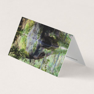 "Black Pond" Adirondack Lake and Rock Landscape