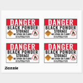 Black Powder Storage Sticker (Vel)