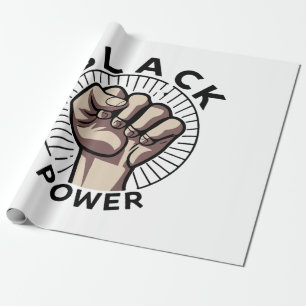 Black Power Afrocentric Cadeaupapier