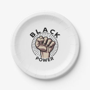 Black Power Afrocentric Papieren Bordje