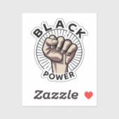 Black Power Afrocentric Sticker (Vel)