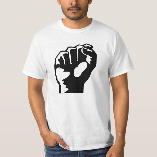 Black Power Fist T-shirt (Voorkant)