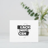 Black Pride Black History Mo Aankondigingskaart (Staand voorkant)