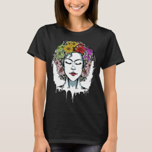 Black Pride BLM Black History Afrikaanse Afro Mela T-shirt