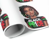 Black Pride Lady Cadeaupapier (Rol Hoek)
