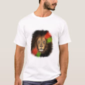 Black Pride Lion Red Green Unity oerwoud Cat King T-shirt (Voorkant)