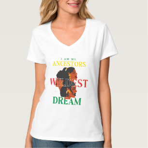 Black Pride-Shirt Ik ben een zwarte geschiedenis T-shirt