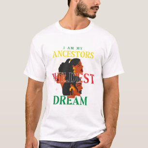 Black Pride-Shirt Ik ben een zwarte geschiedenis T-shirt