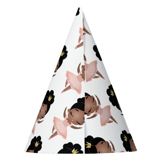 Black Princess Ballerina Feesthoedjes (Achterkant)