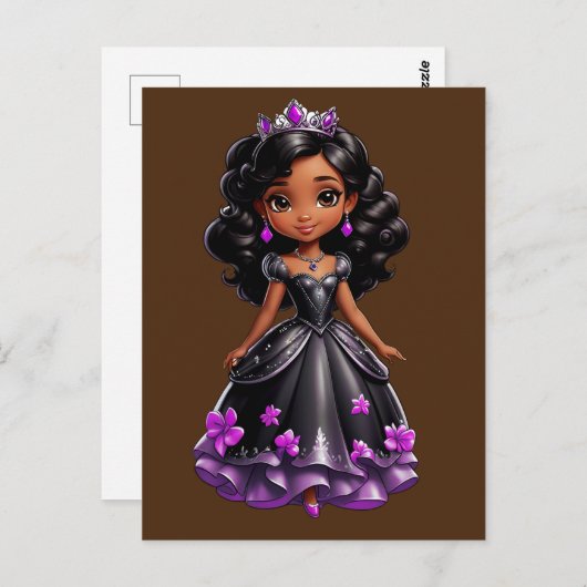 Black Princess Briefkaart (Voorkant / Achterkant)