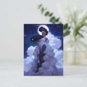 Black Princess Fantasy Kunst Briefkaart (Staand voorkant)