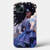 Black Princess Fantasy Kunst Case-Mate iPhone Case (Achterkant)