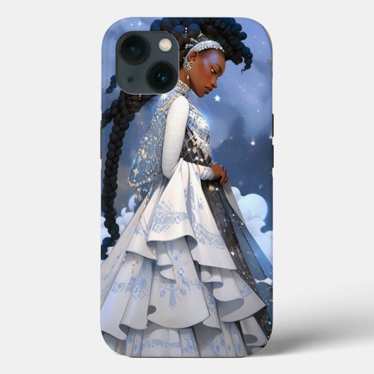 Black Princess Fantasy Kunst Case-Mate iPhone Case (Achterkant)